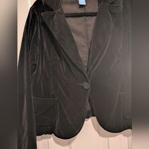 Black Velvet Blazer